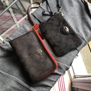 Two Coach Wristlets
